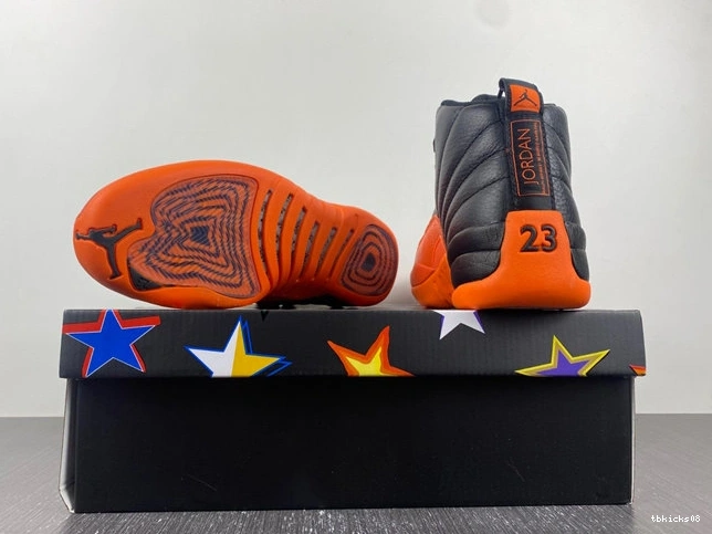 Cheap TBkick 4130 Vibrant Jordan Orange All-Star Brilliant Retro 12 WNBA FD9101- 1026